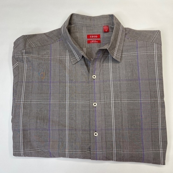 IZOD XL Slim Fit CASUAL BUTTON DOWN - Picture 8 of 10
